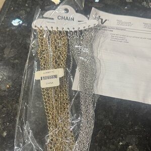 Mixed Metal Necklace Chains - Gold & Silver